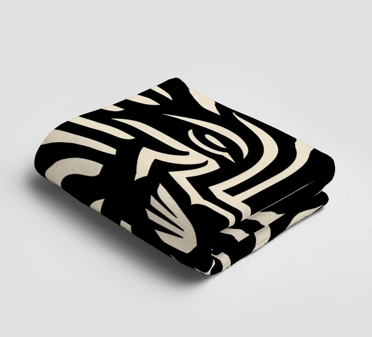 Ontwerp met leeuwenkop badhanddoek van Autofocus
