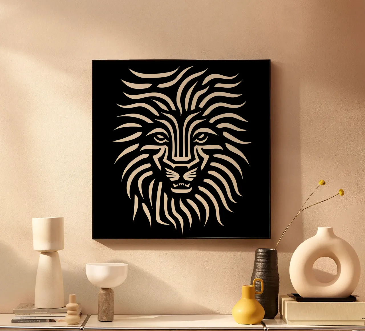 Design a testa di leone plexiglass da Autofocus