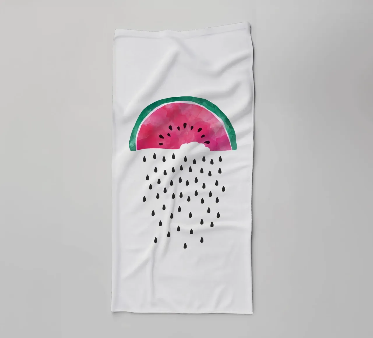 Watermelon Rain towel by Orara Studio