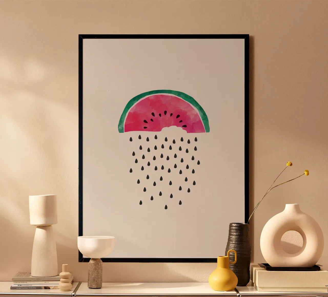 Watermelon Rain hahnemühle by Orara Studio