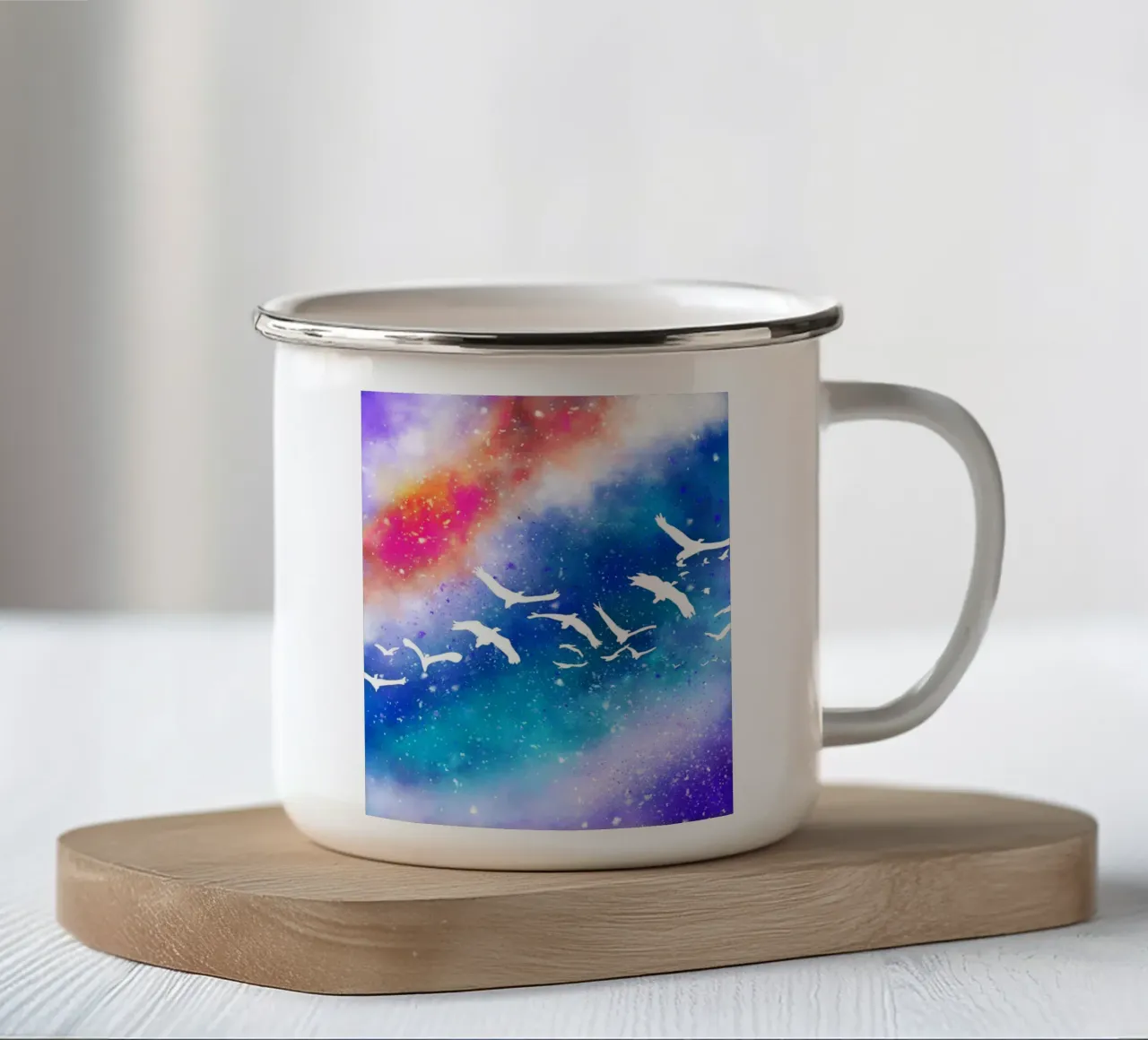 Allargate le vostre ali tazza in smalto da 83oranges