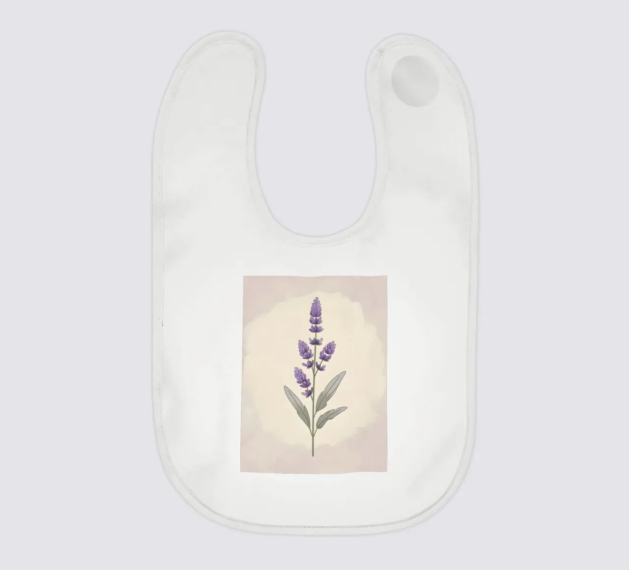 vettore lavanda bavaglino da botanical shop