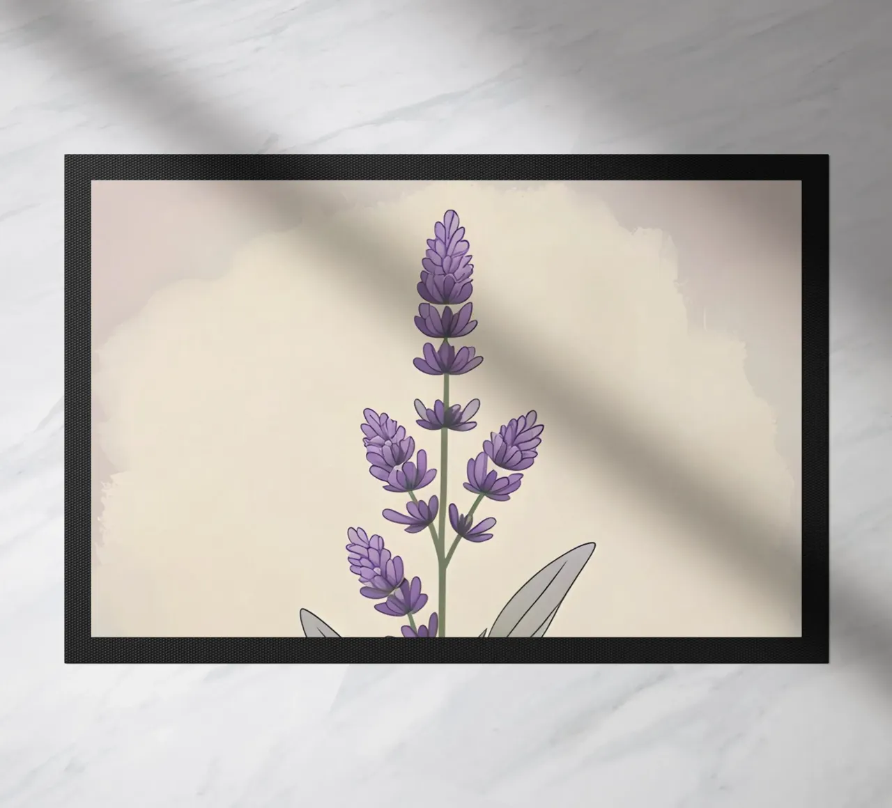 lavender vector deurmat van botanical shop