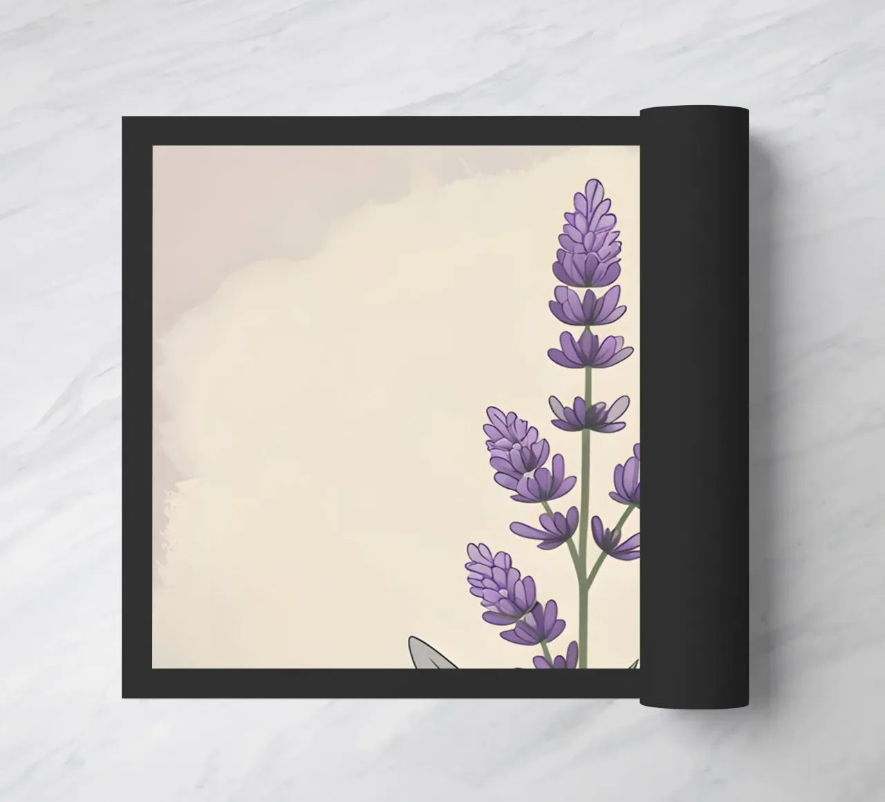 lavender vector zerbino da botanical shop