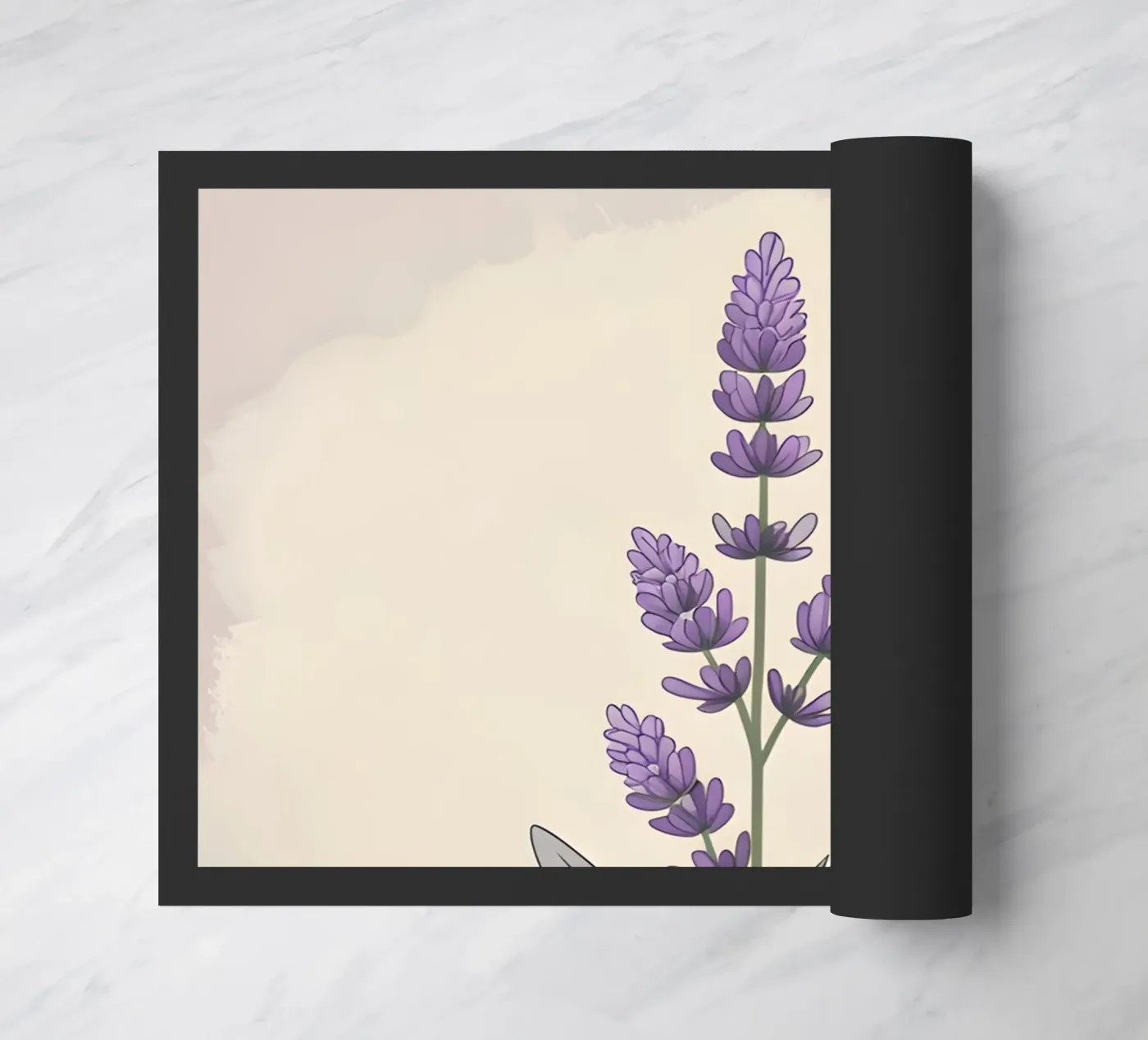 lavendel vektor Fußmatte von botanical shop