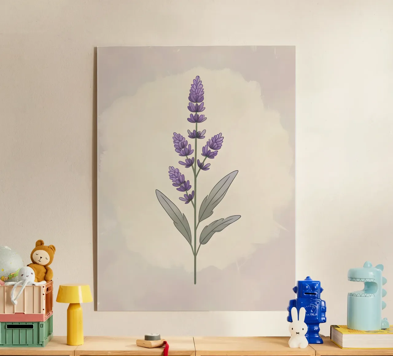 lavender vector plexiglass da botanical shop