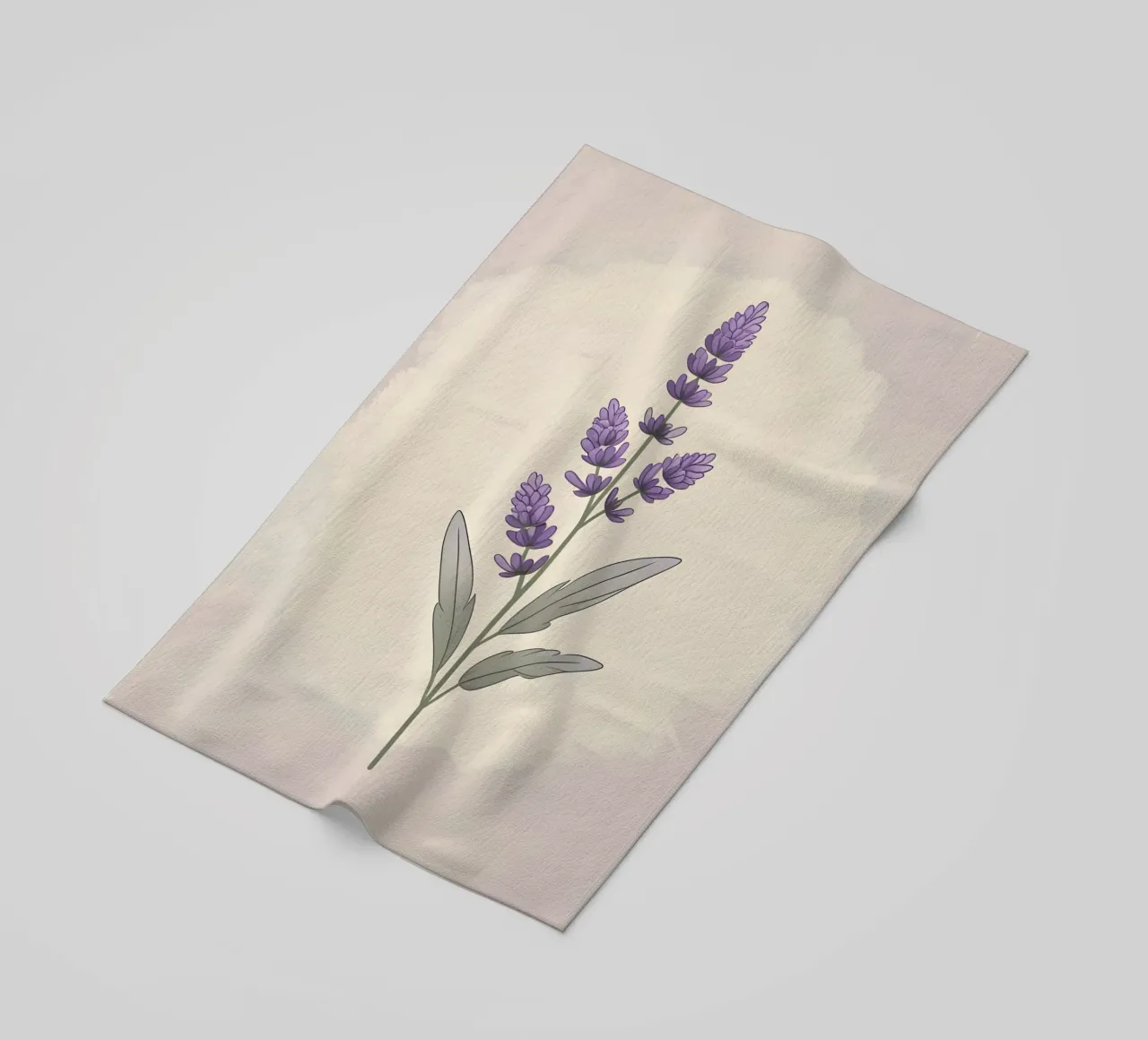 vettore lavanda telo mare da botanical shop