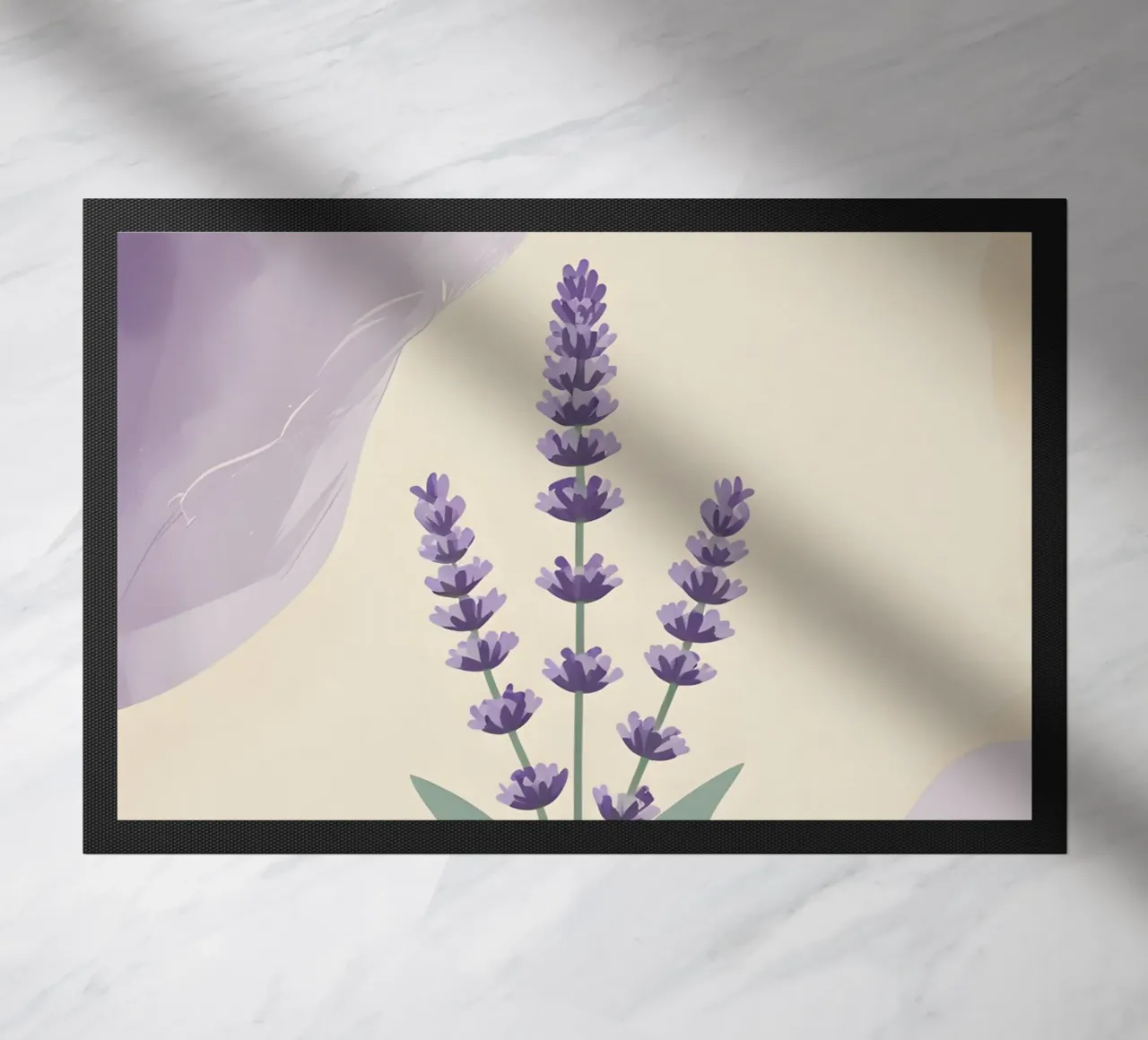lavender vector doormat by botanical shop
