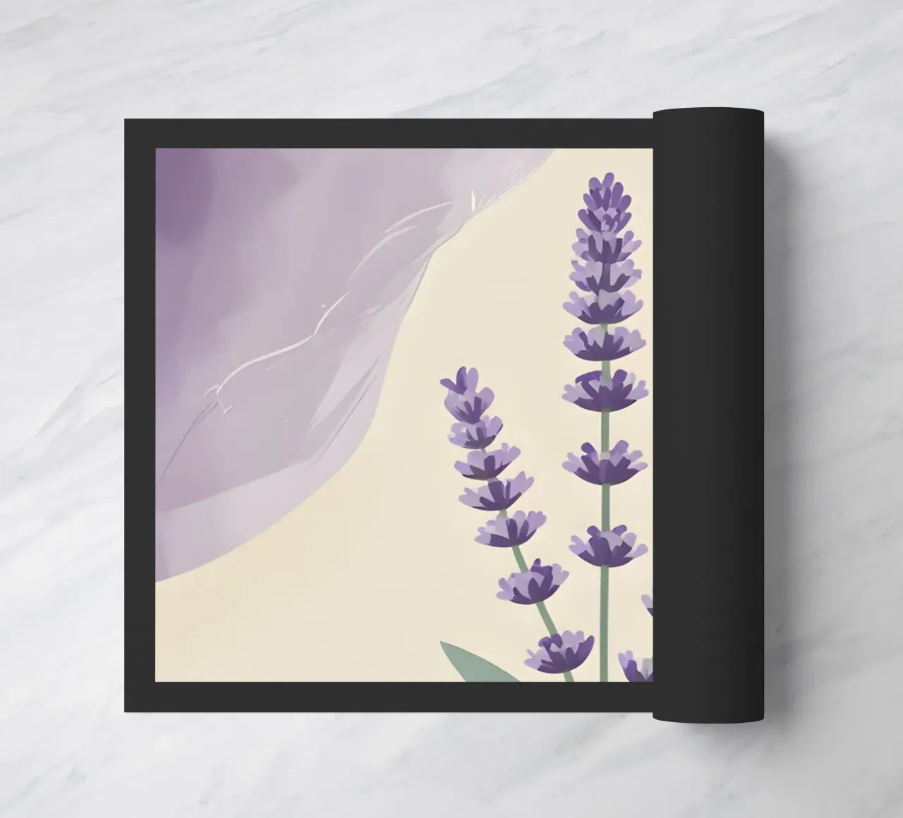 lavender vector doormat by botanical shop