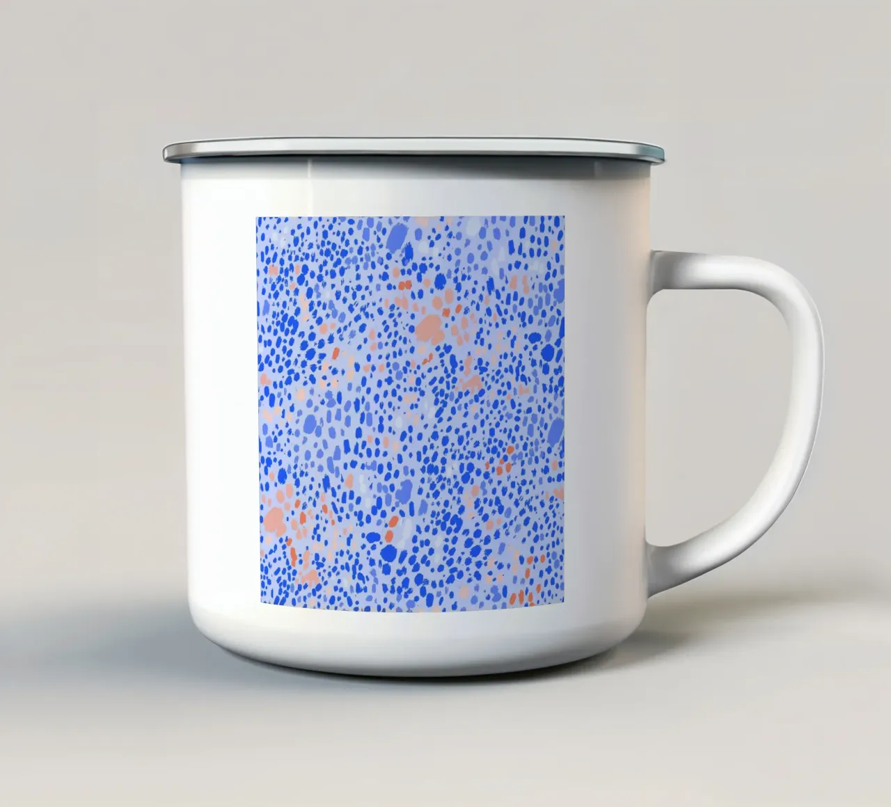 Leopardo viola tazza in smalto da 83oranges