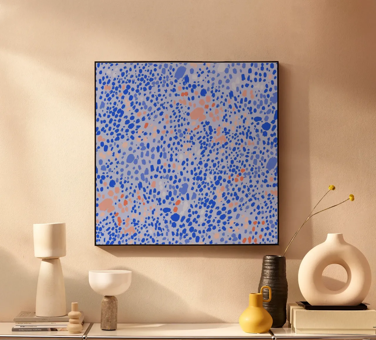 Leopardo viola plexiglass da 83oranges.com