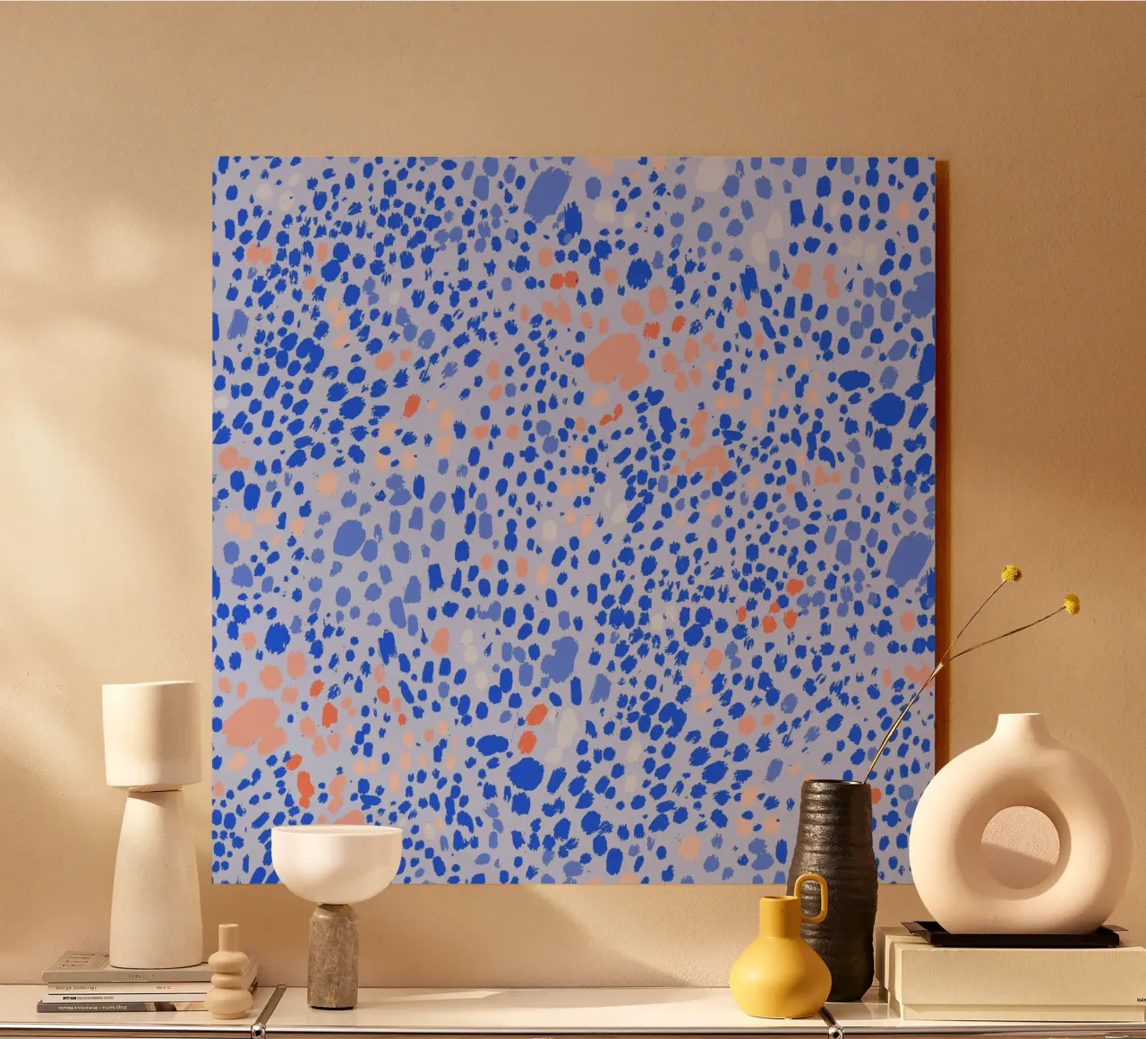 Leopardo viola plexiglass da 83oranges.com