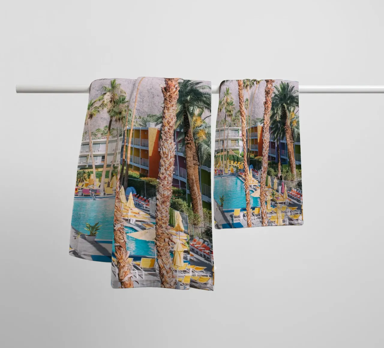 Palm Spring Hotel asciugamano da bagno da patiphotography