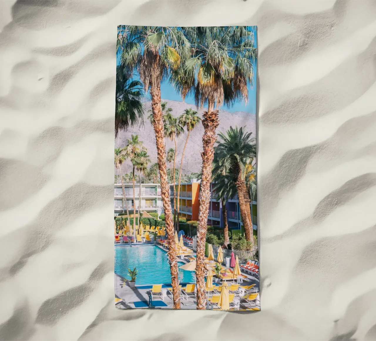 Palm Spring Hotel telo mare da patiphotography
