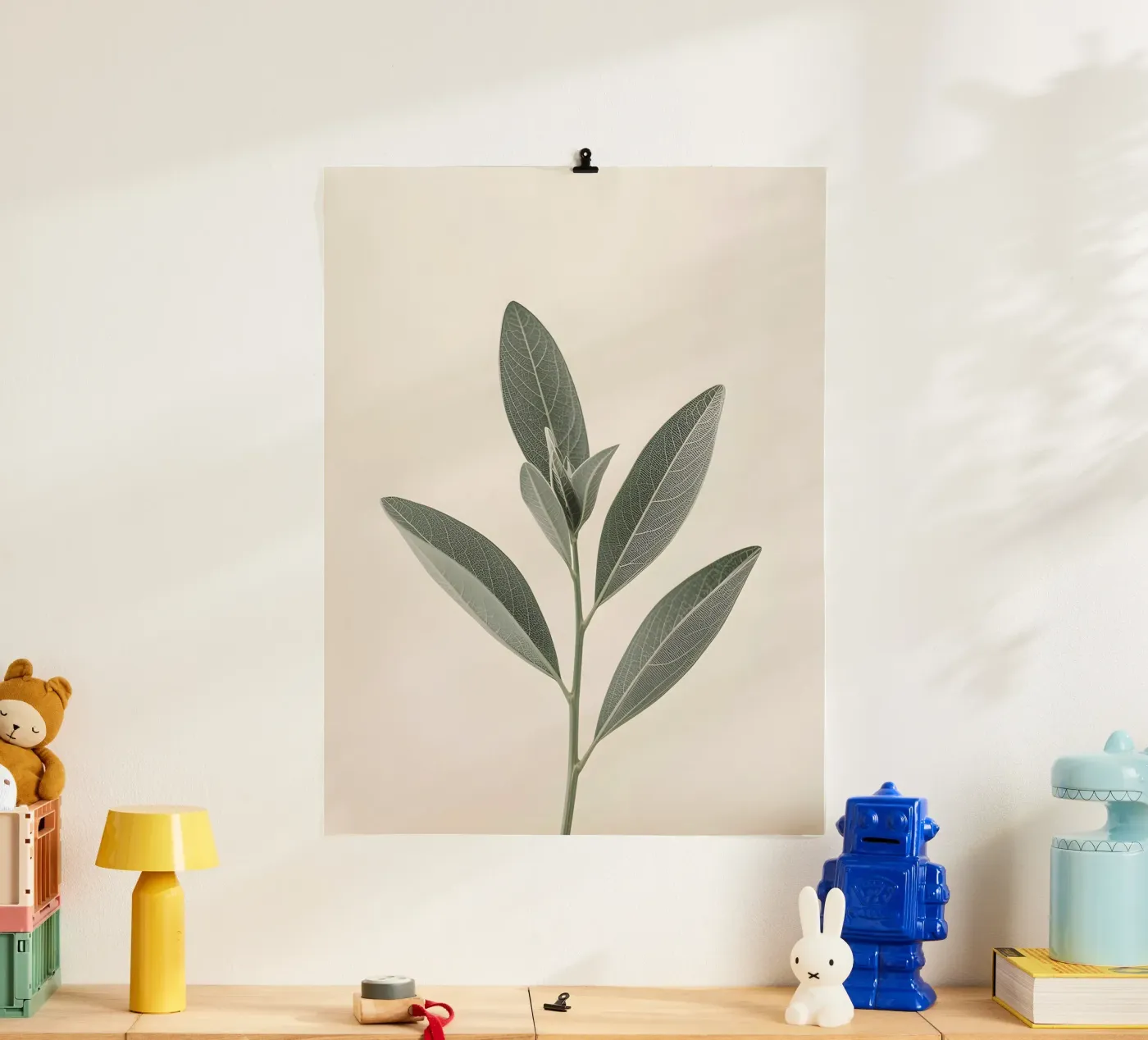 sage leaf poster by botanical shop