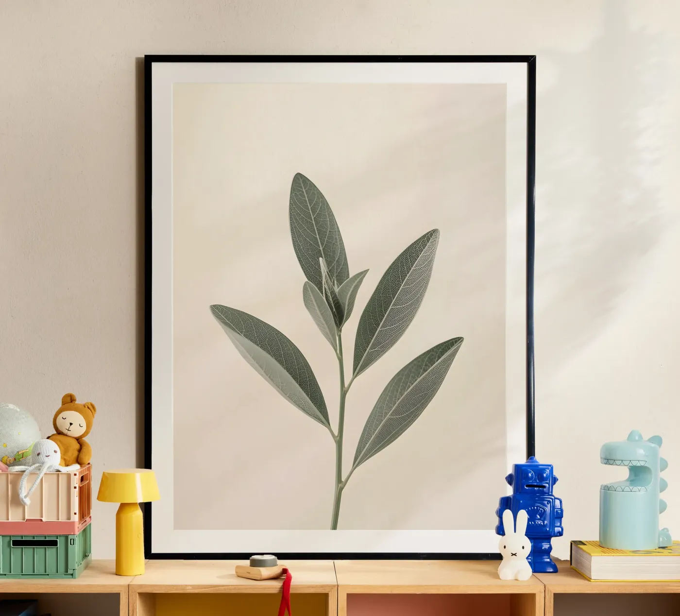 sage leaf poster by botanical shop