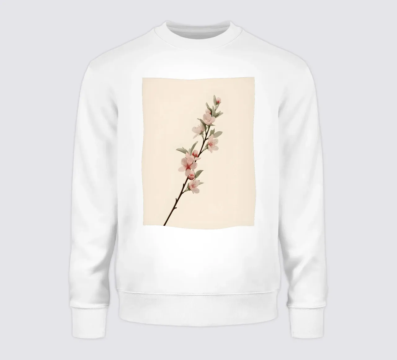 ciliegio in fiore felpa da botanical shop