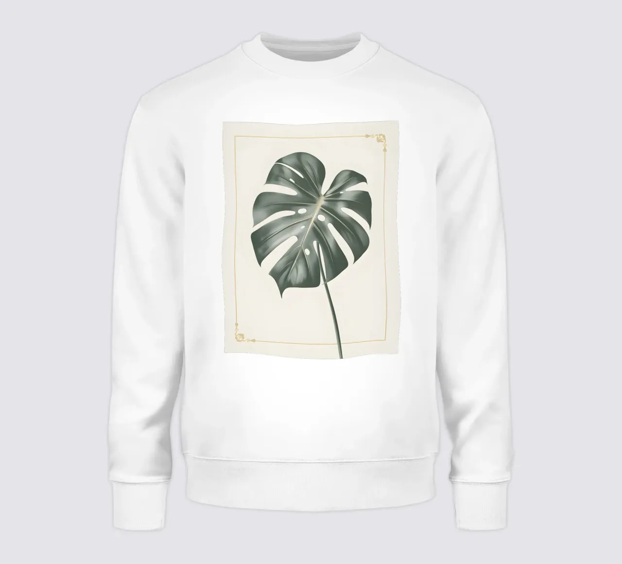 foglia con delicatezza felpa da botanical shop