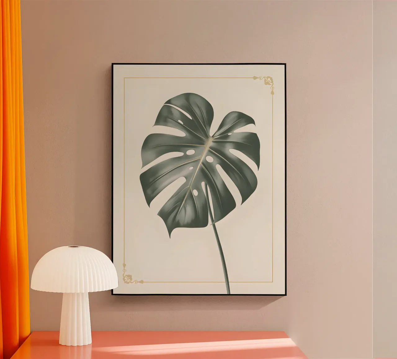 foglia con delicatezza plexiglass da botanical shop