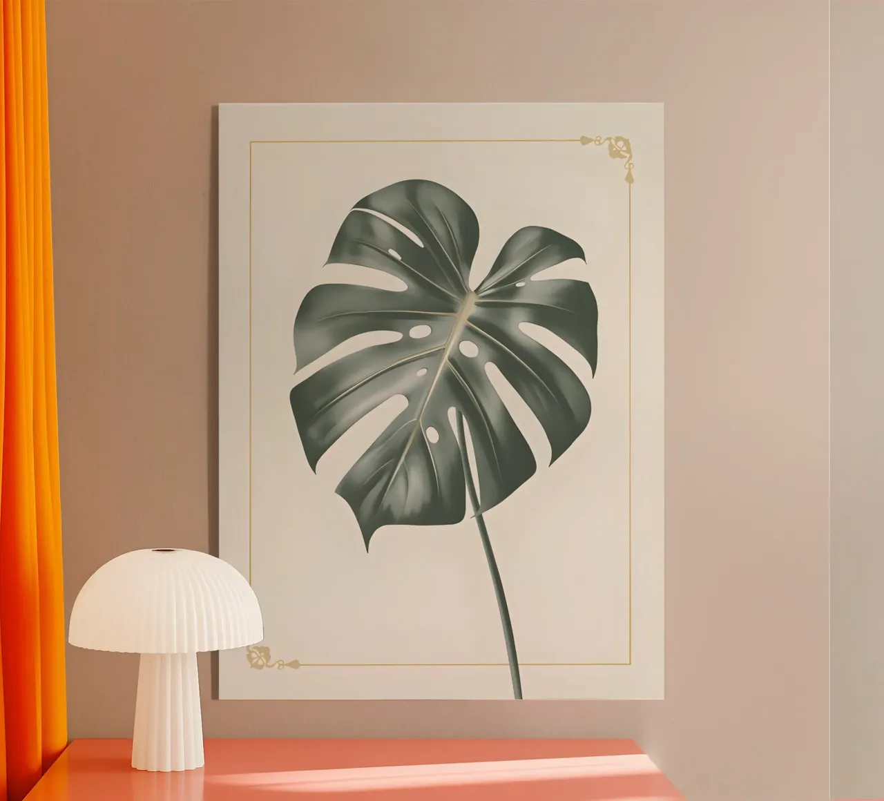 foglia con delicatezza plexiglass da botanical shop