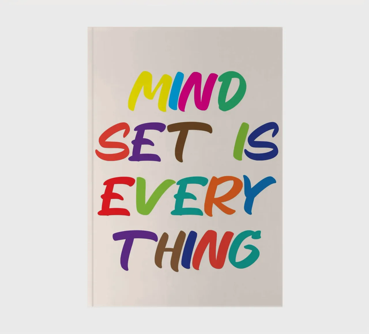 mindset is everything notebook by the gondols