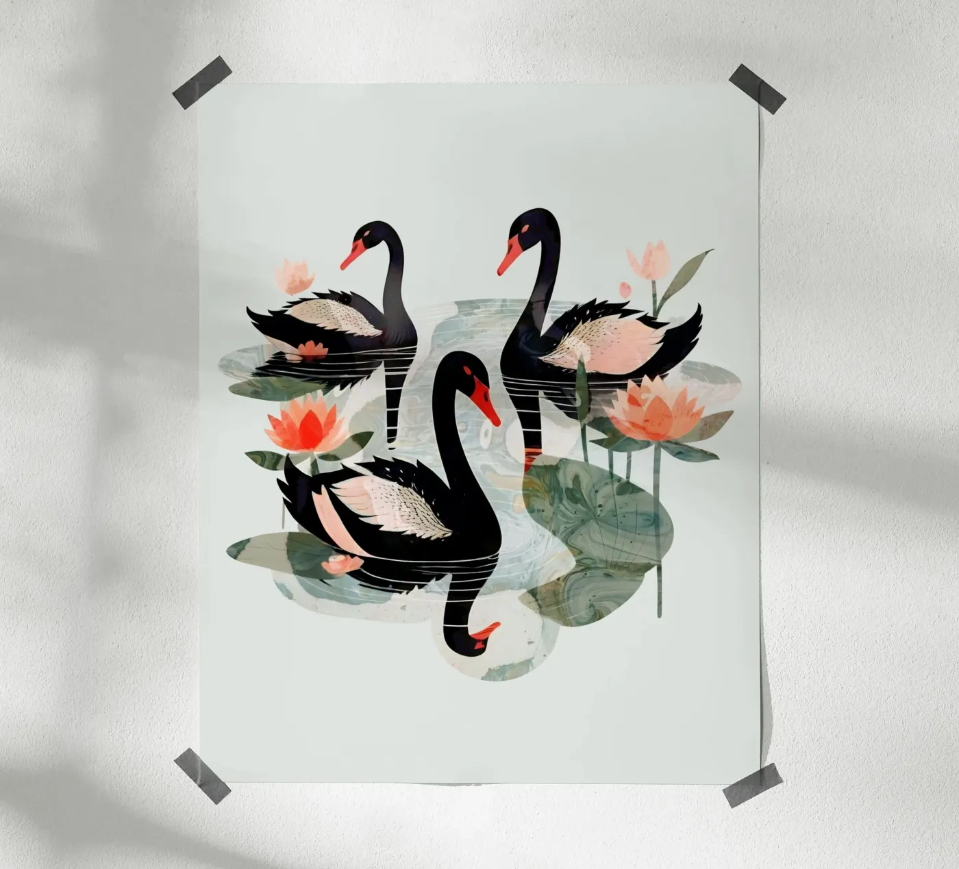 Cigni neri poster da 83oranges.com