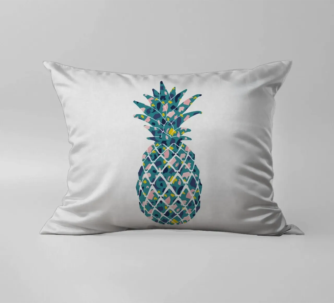 Ananas verde acqua cuscino da Orara Studio