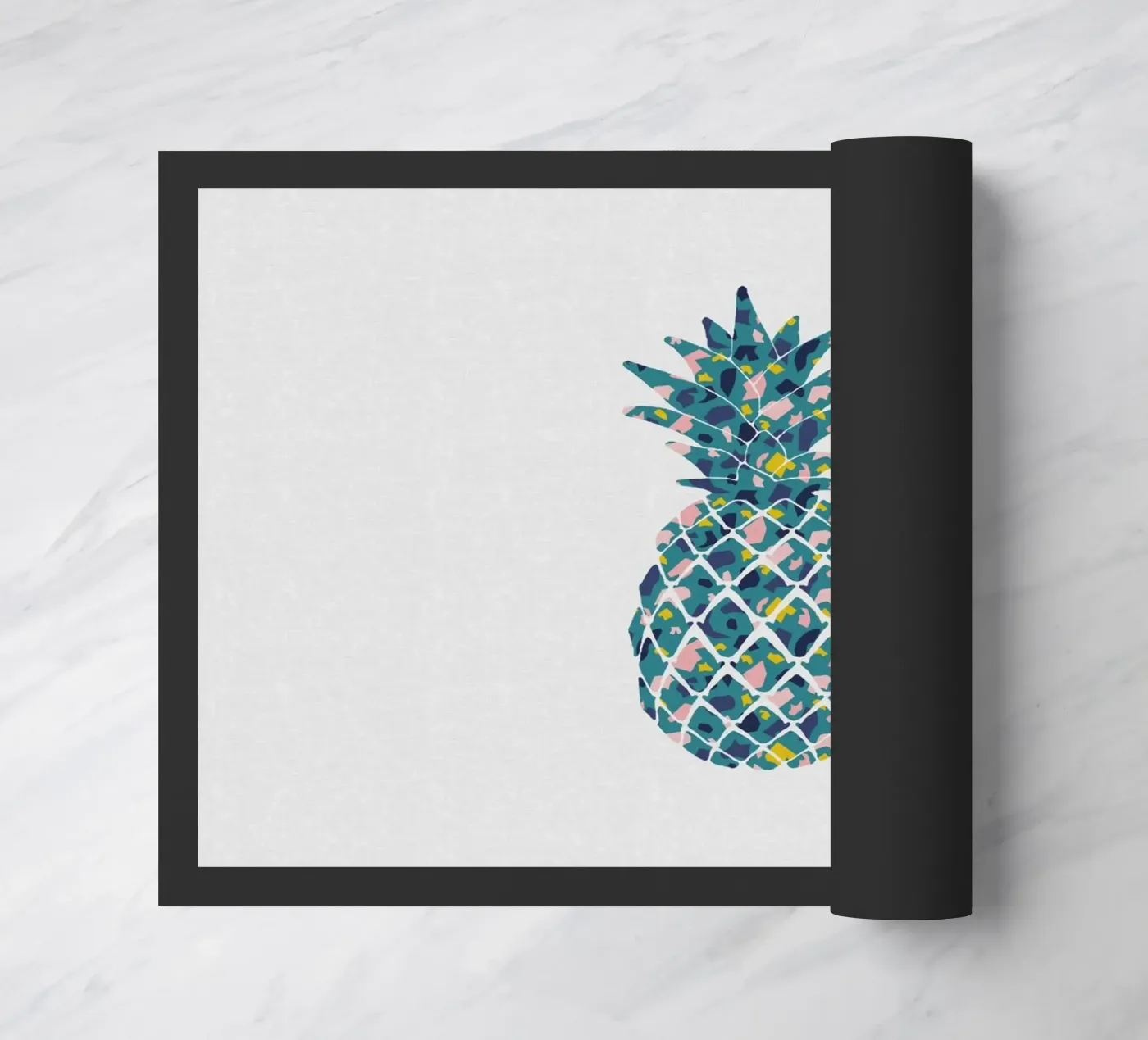 Ananas verde acqua zerbino da Orara Studio