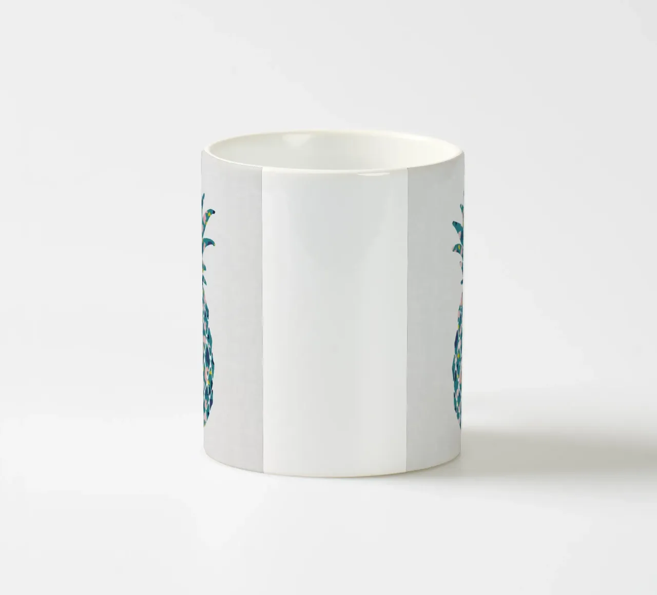 Ananas verde acqua tazza in ceramica da Orara Studio