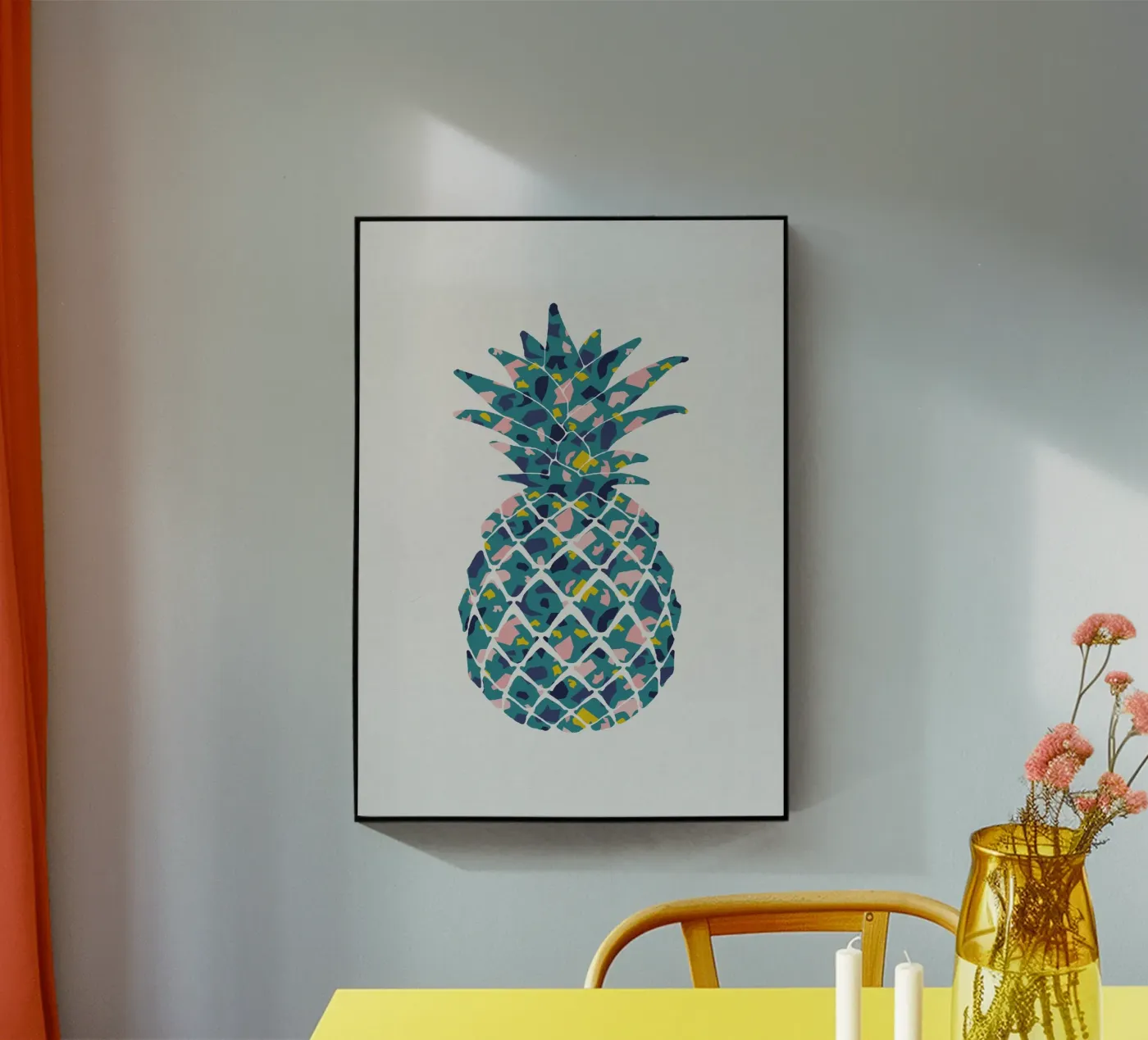 Ananas verde acqua plexiglass da Orara Studio