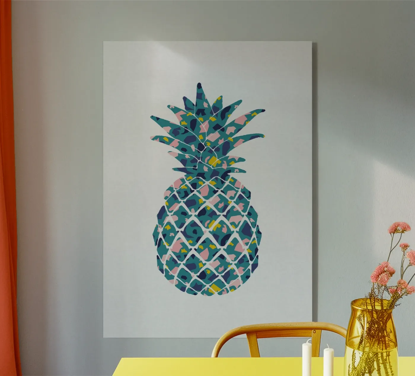 Wintertaling Ananas acryl van Orara Studio