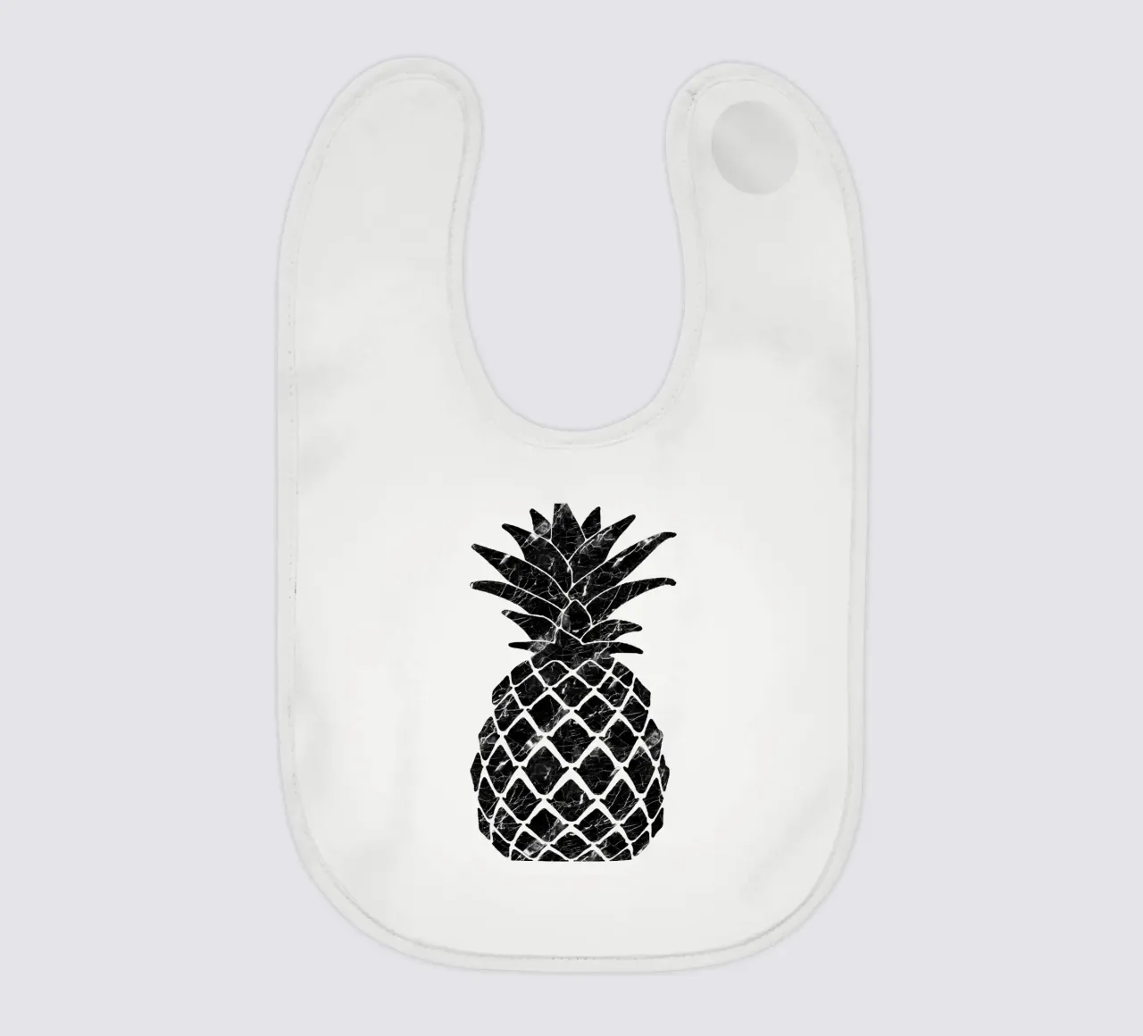 Marmorierte Ananas Babylätzchen von Orara Studio