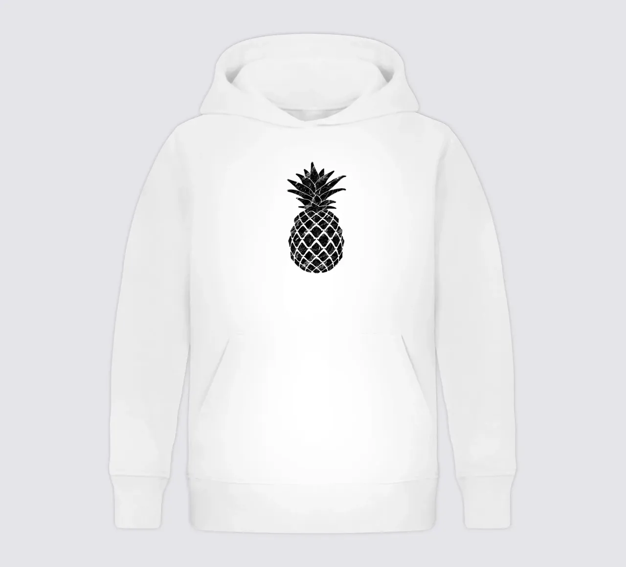 Marble Pineapple kids hoodie by Orara Studio