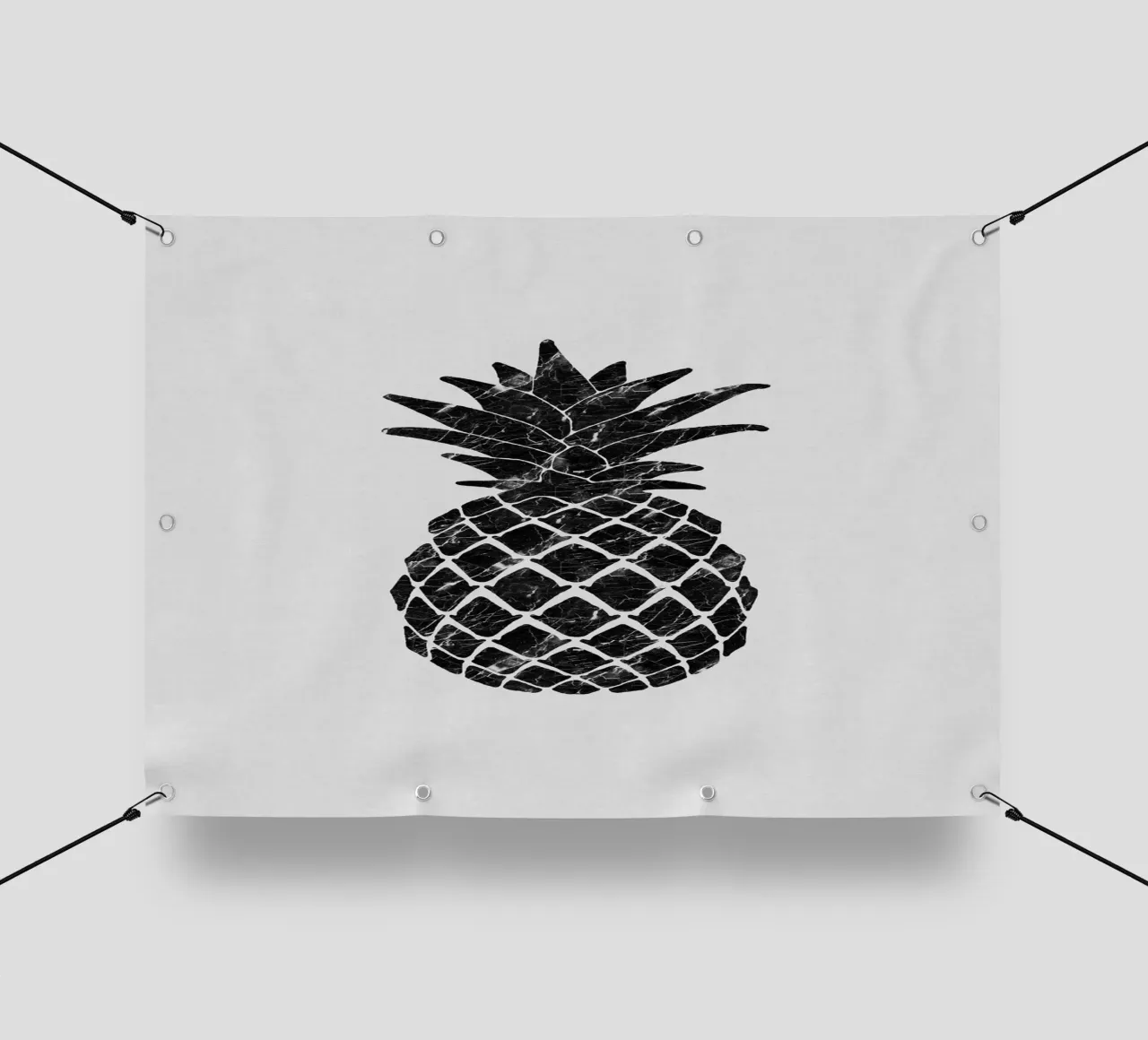 Ananas di marmo telo in pvc da Orara Studio
