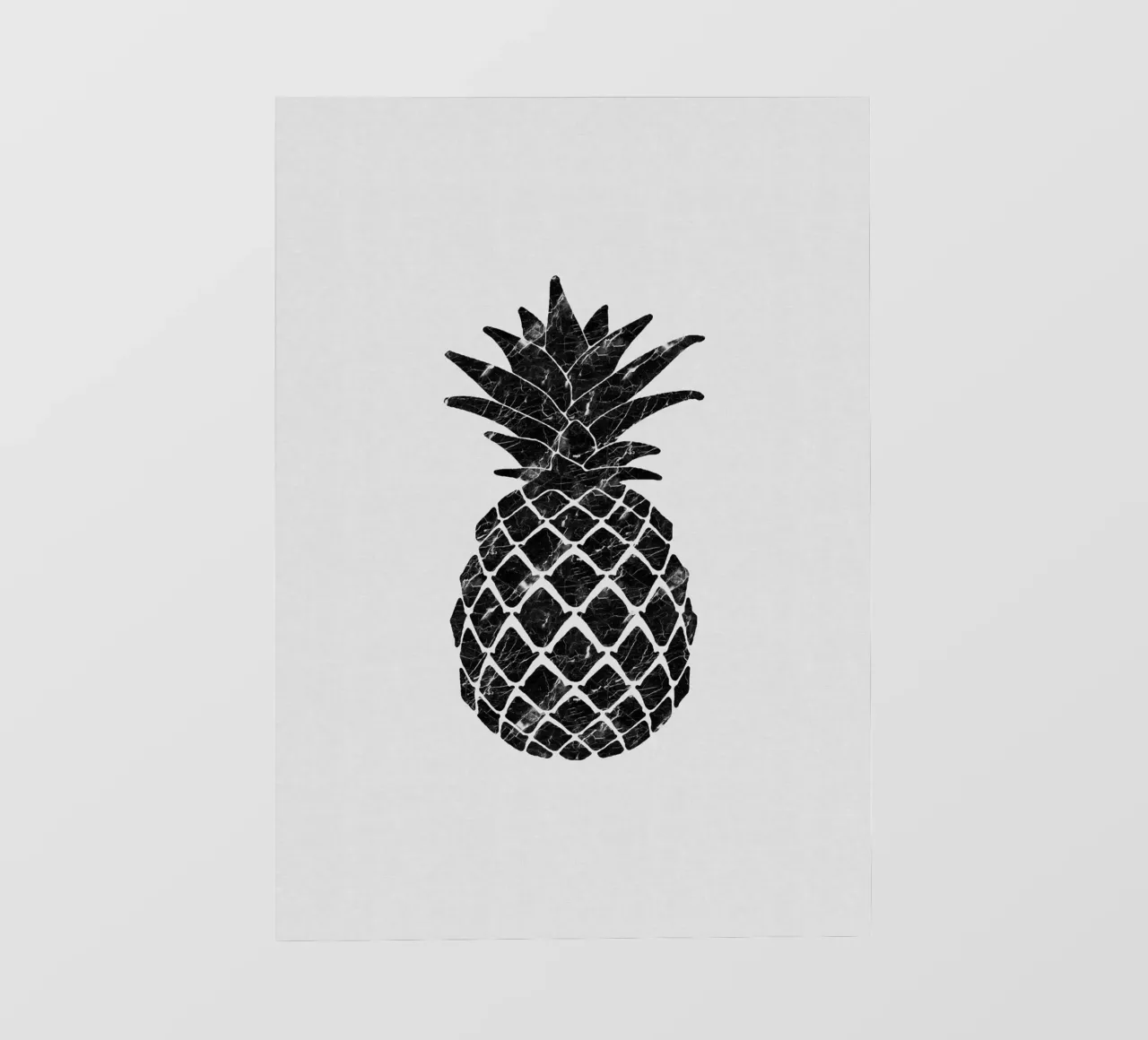 Ananas di marmo telo in pvc da Orara Studio