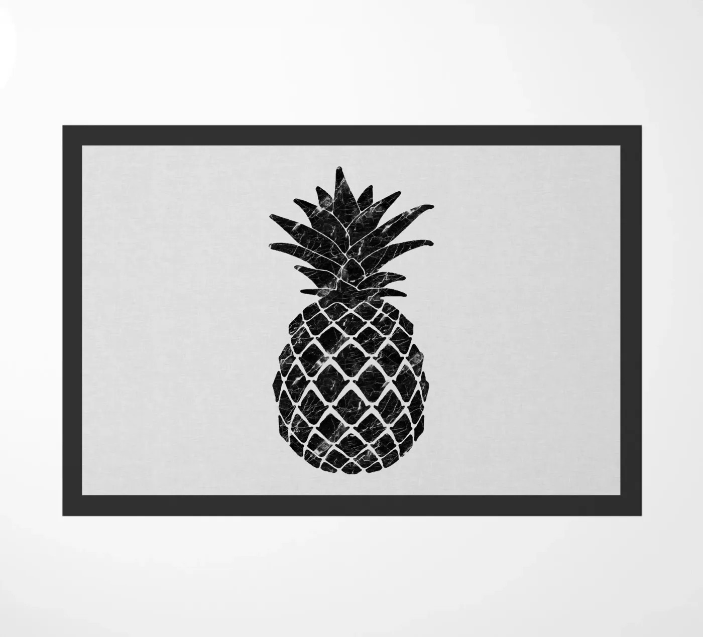 Marmorierte Ananas Fußmatte von Orara Studio