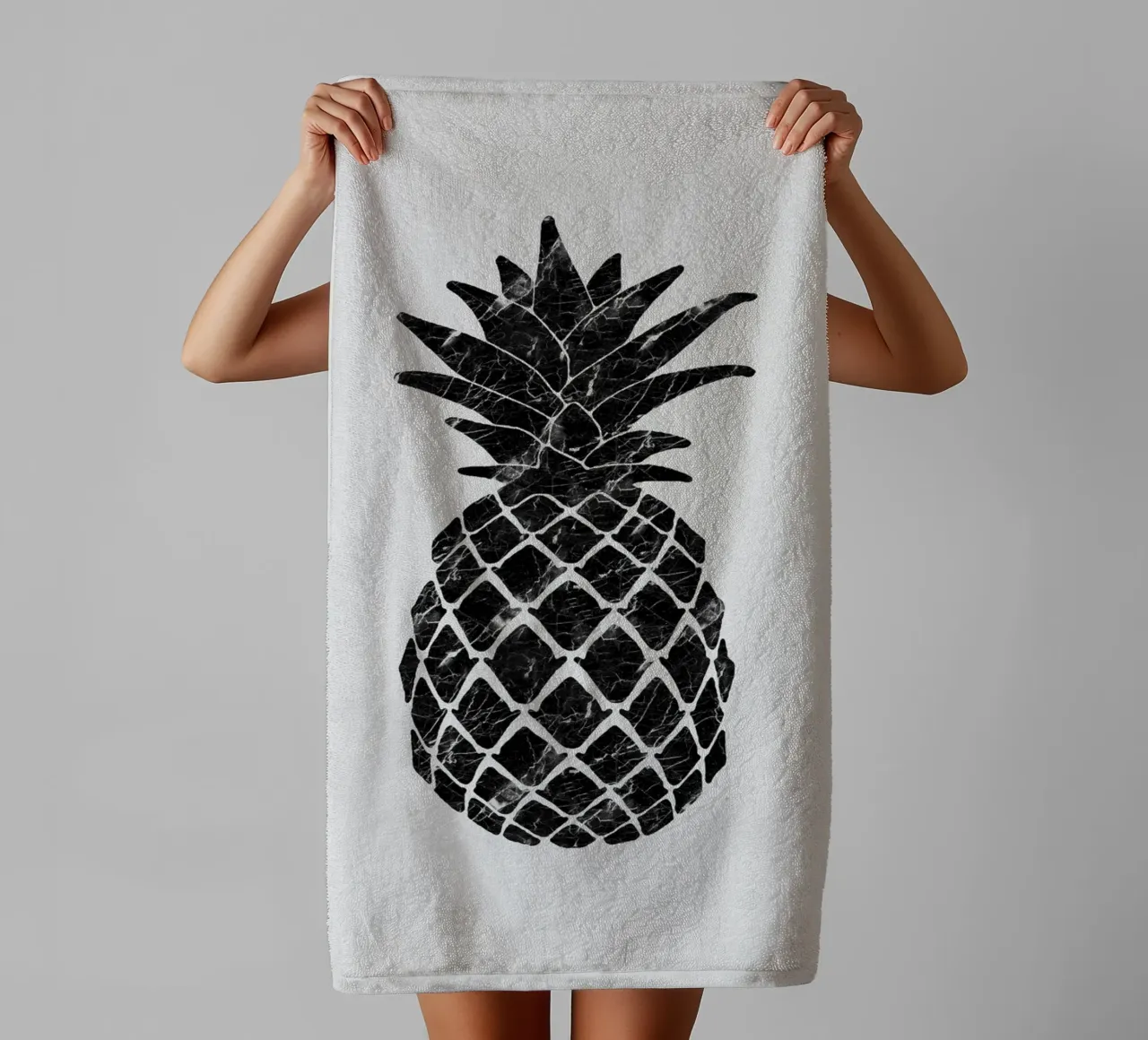 Ananas di marmo asciugamano da bagno da Orara Studio