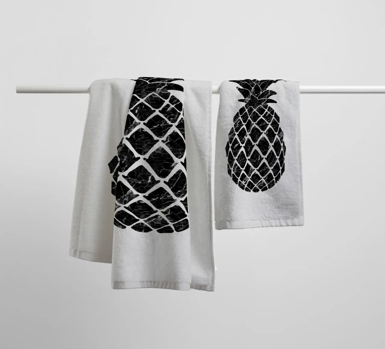 Ananas di marmo asciugamano da bagno da Orara Studio