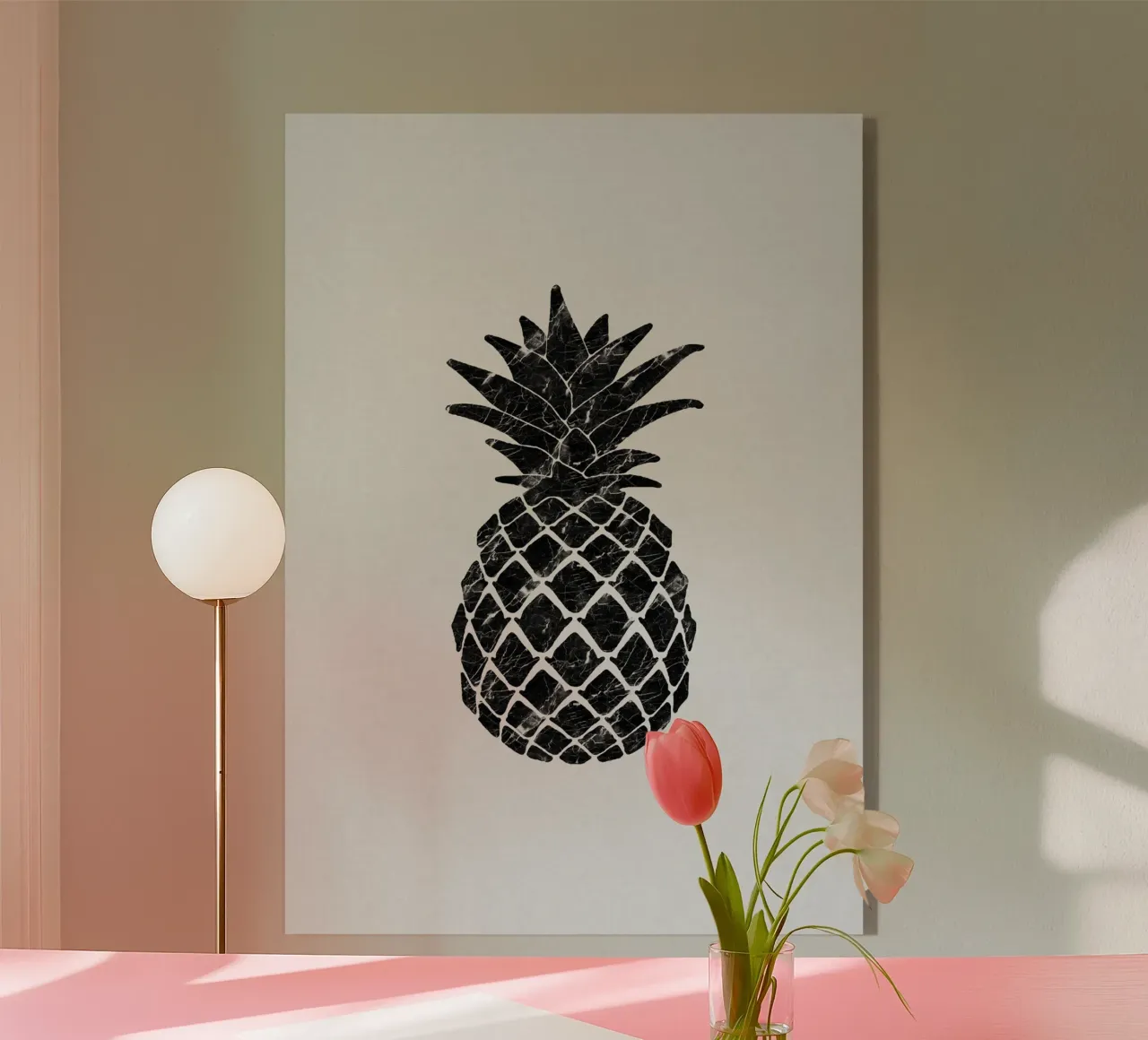 Marble Pineapple plexiglass da Orara Studio