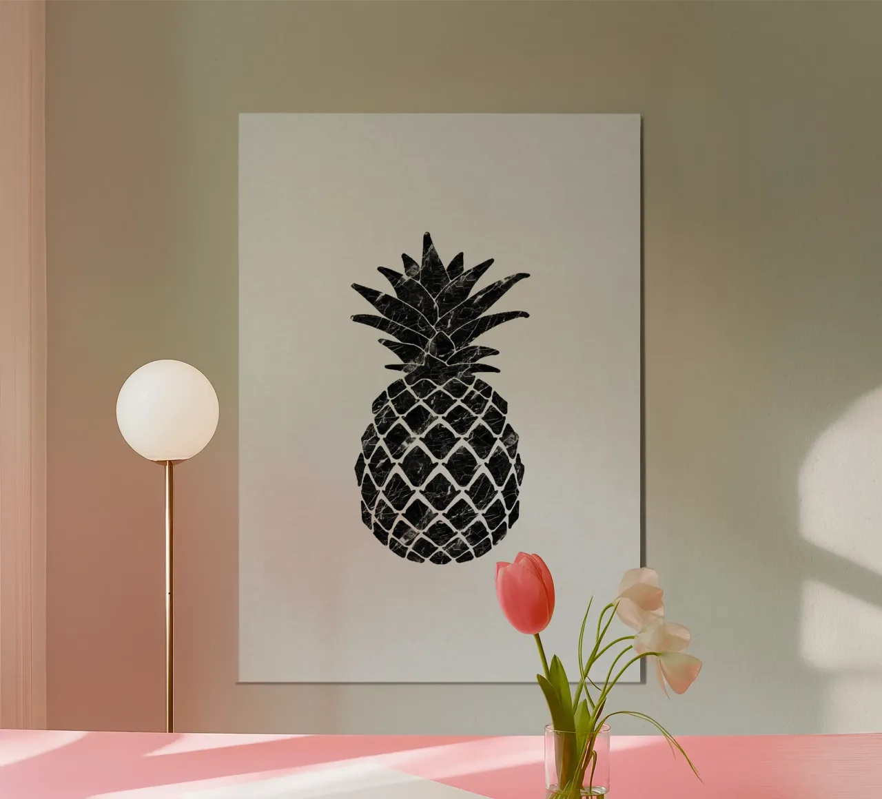 Marble Pineapple poster by Orara Studio