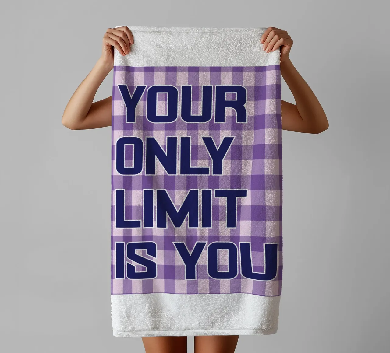 Your Only Limit Is You towel by the gondols