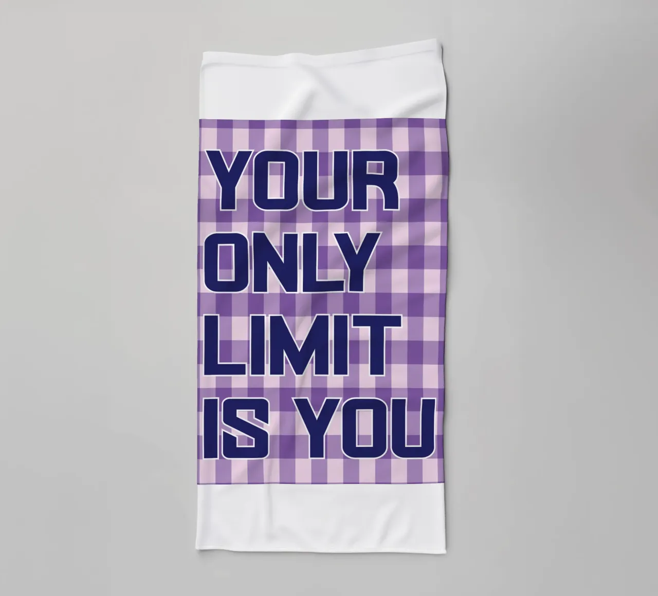Your Only Limit Is You towel by the gondols