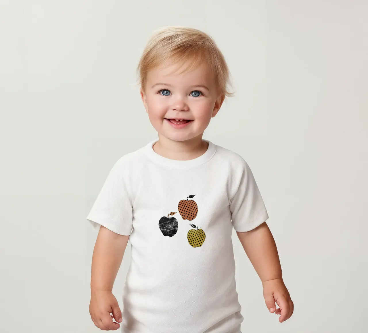 Scandi Apples maglietta neonato da Orara Studio