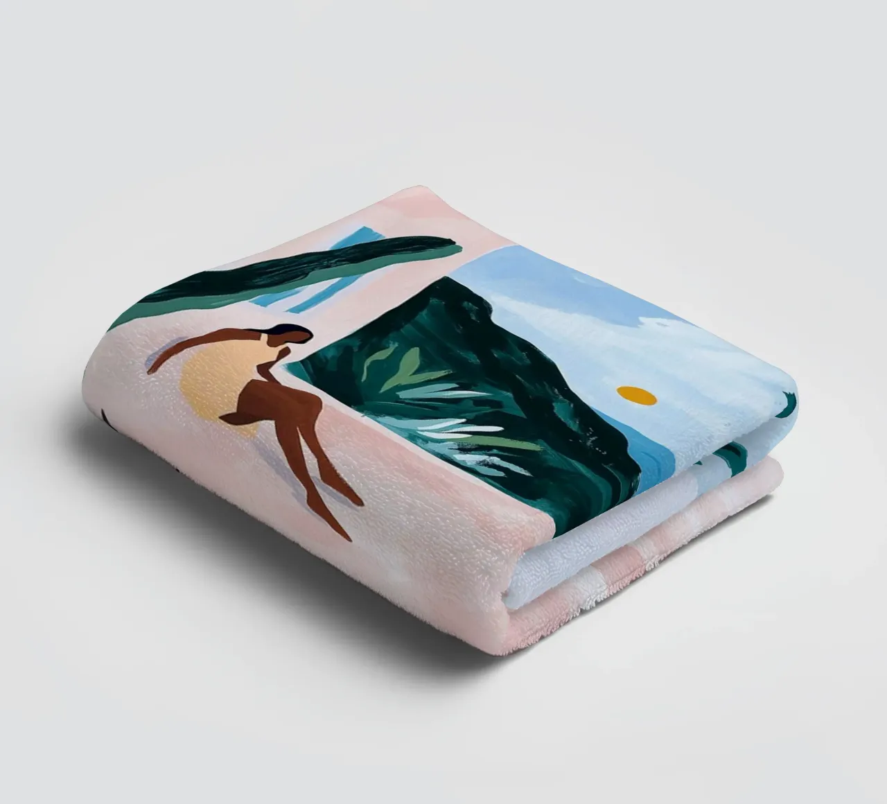 Sunset Courtyard asciugamano da bagno da BALIKA HOMES ART