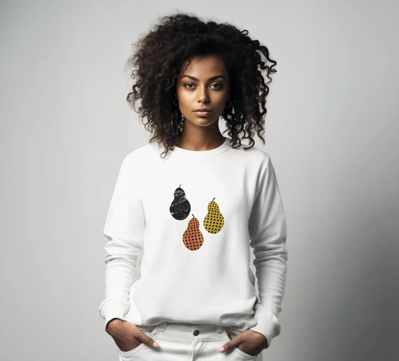 Scandi Pears felpa da Orara Studio