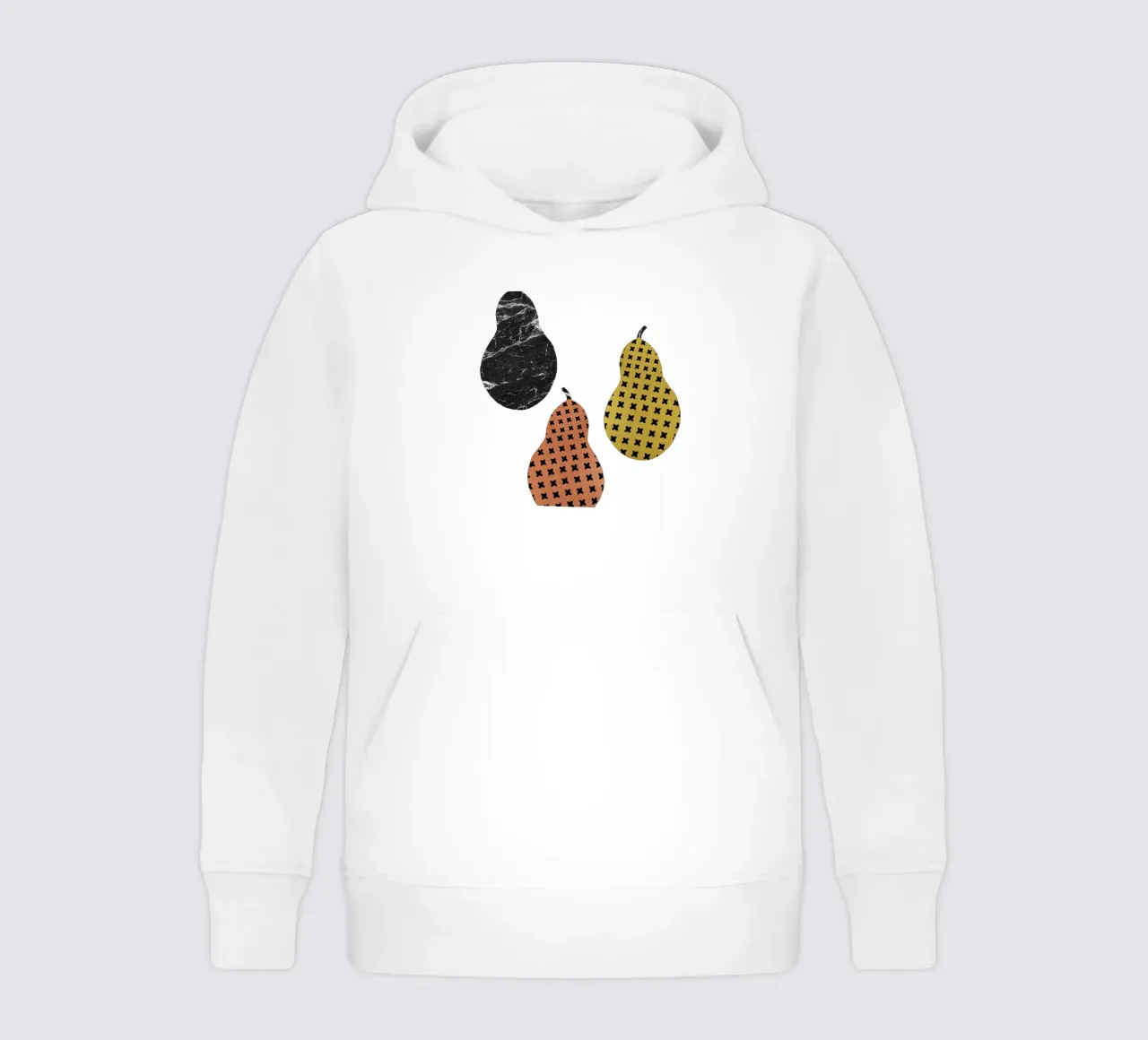 Scandi Pears felpa bambino con cappuccio da Orara Studio