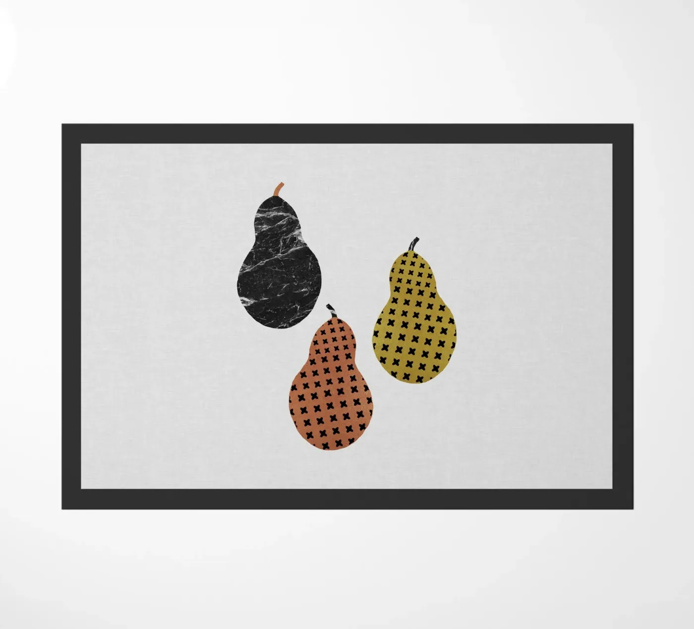 Scandi peren deurmat van Orara Studio