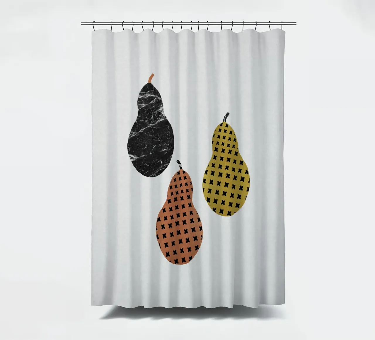 Scandi Pears tenda da doccia da Orara Studio