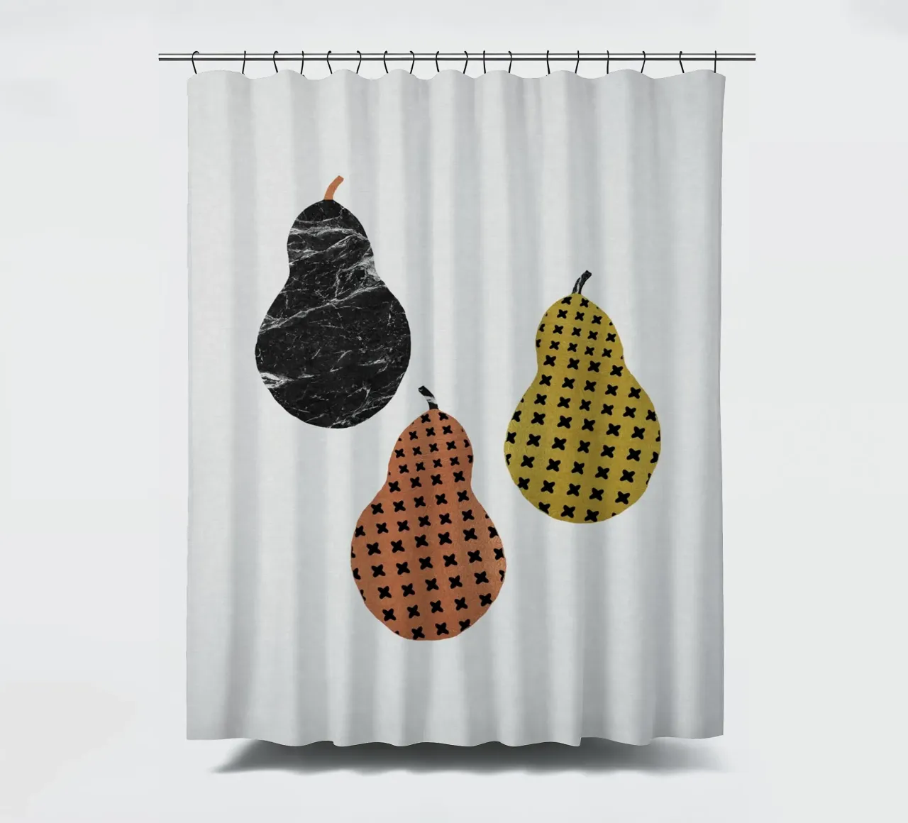Scandi Pears tenda da doccia da Orara Studio