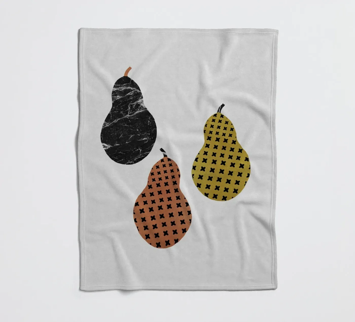 Scandi Pears fleecedeken van Orara Studio